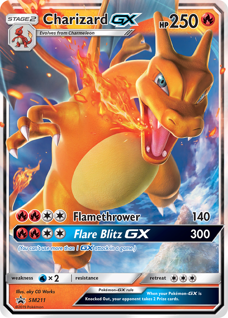 Charizard GX (SM211) [Sun & Moon: Black Star Promos] | Card Citadel