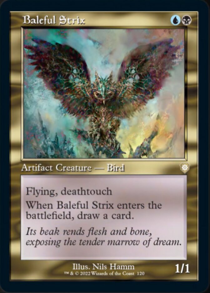 Baleful Strix (Retro) [The Brothers' War Commander] | Card Citadel