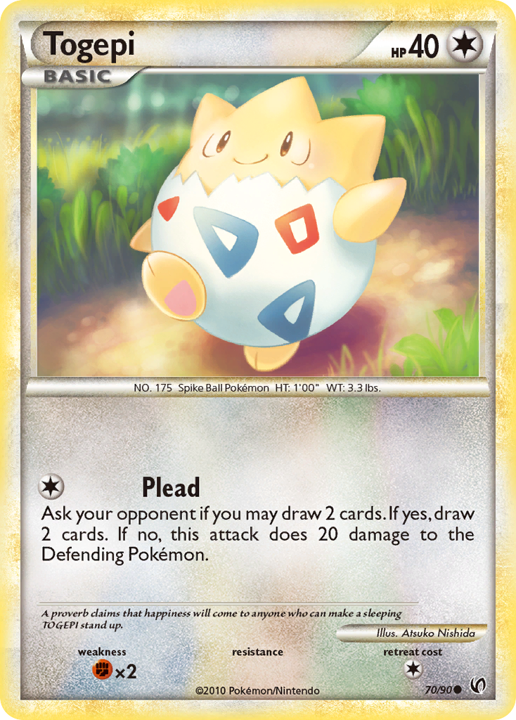 Togepi (70/90) [HeartGold & SoulSilver: Undaunted] | Card Citadel