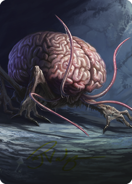 Intellect Devourer Art Card (Gold-Stamped Signature) [Commander Legends: Battle for Baldur's Gate Art Series] | Card Citadel