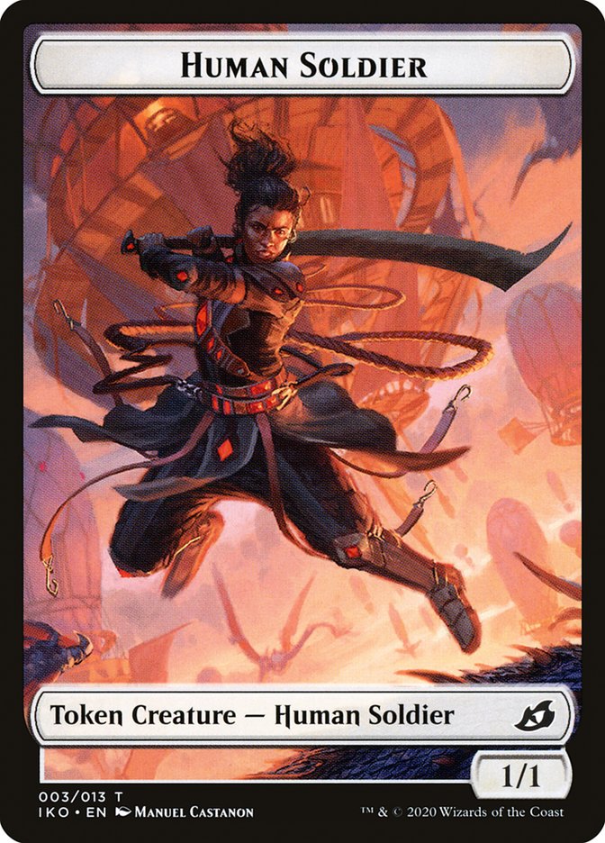 Human Soldier (003/013) [Ikoria: Lair of Behemoths Tokens] | Card Citadel