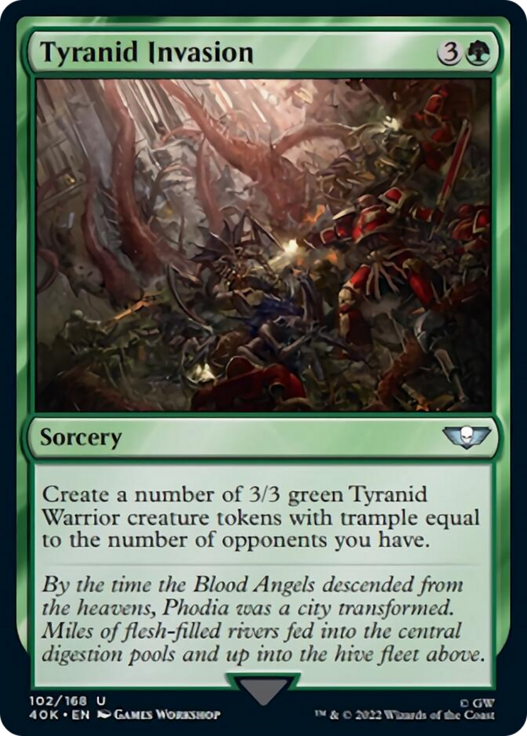 Tyranid Invasion (Surge Foil) [Universes Beyond: Warhammer 40,000] | Card Citadel