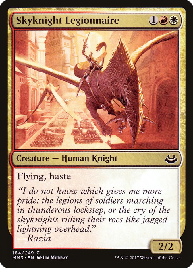 Skyknight Legionnaire [Modern Masters 2017] | Card Citadel