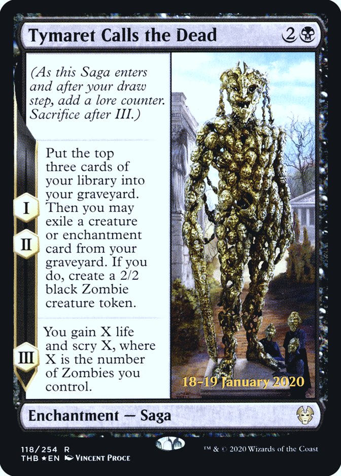 Tymaret Calls the Dead [Theros Beyond Death Prerelease Promos] | Card Citadel