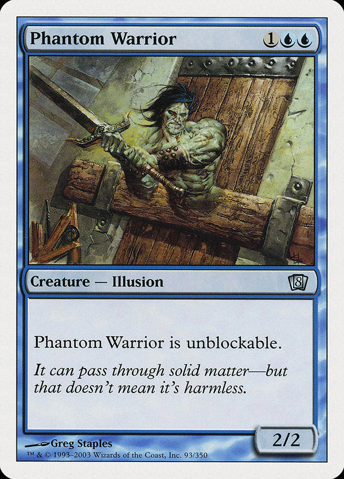 Phantom Warrior [Eighth Edition] | Card Citadel