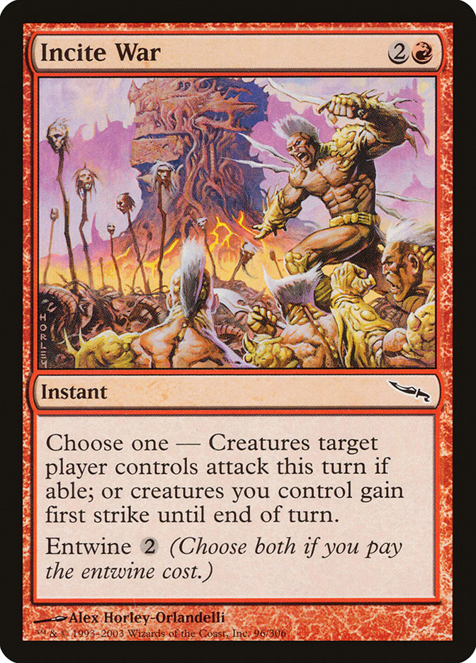 Incite War [Mirrodin] | Card Citadel