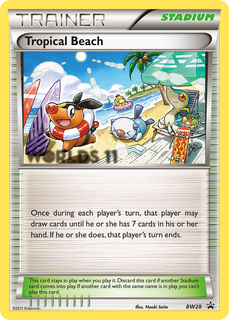 Tropical Beach (BW28) [Black & White: Black Star Promos] | Card Citadel