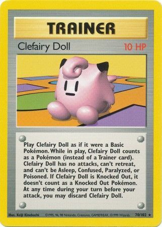 Clefairy Doll (70/102) [Base Set Unlimited] | Card Citadel
