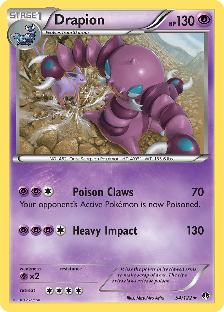 Drapion (54/122) [XY: BREAKpoint] | Card Citadel