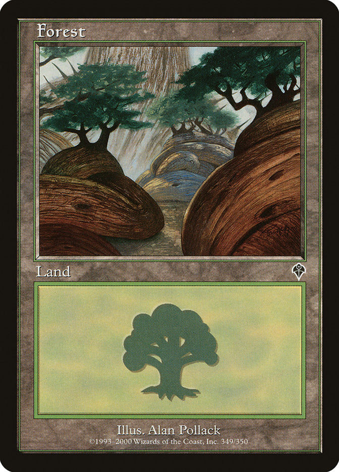 Forest (349) [Invasion] | Card Citadel