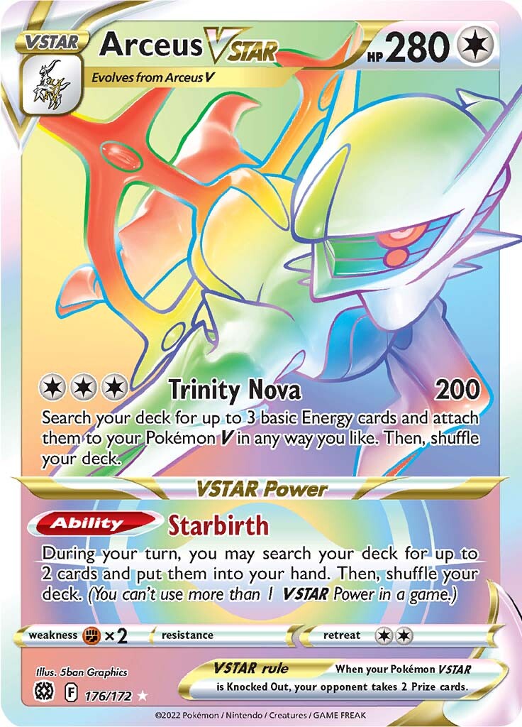 Arceus VSTAR (176/172) [Sword & Shield: Brilliant Stars] | Card Citadel