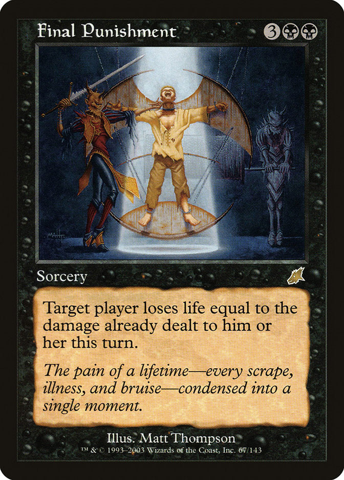 Final Punishment [Scourge] | Card Citadel