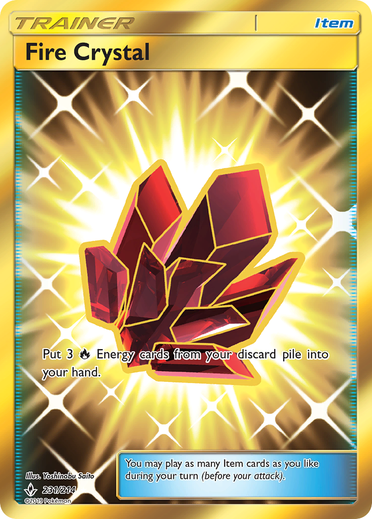 Fire Crystal (231/214) [Sun & Moon: Unbroken Bonds] | Card Citadel