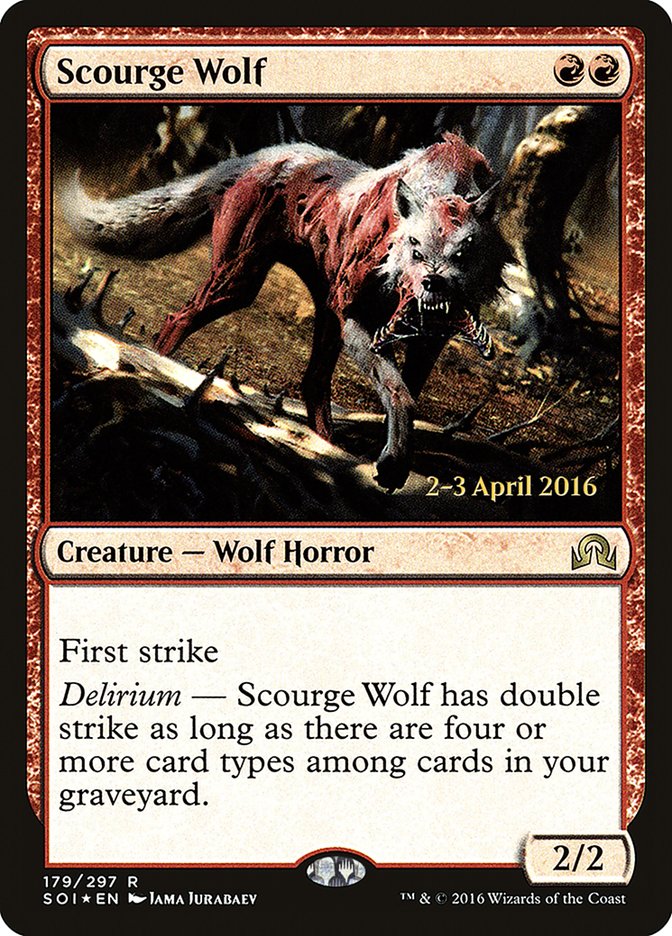 Scourge Wolf [Shadows over Innistrad Promos] | Card Citadel