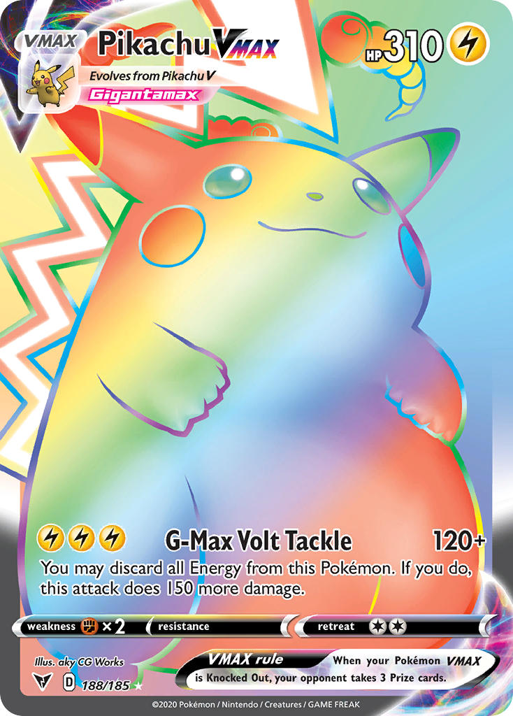 Pikachu VMAX (188/185) [Sword & Shield: Vivid Voltage] | Card Citadel