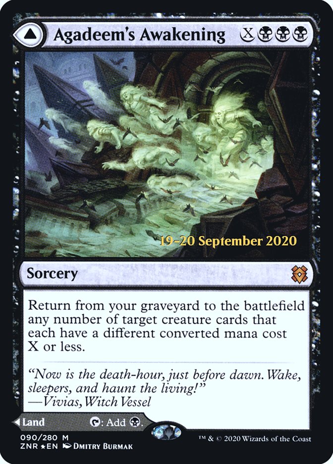 Agadeem's Awakening // Agadeem, the Undercrypt  [Zendikar Rising Prerelease Promos] | Card Citadel