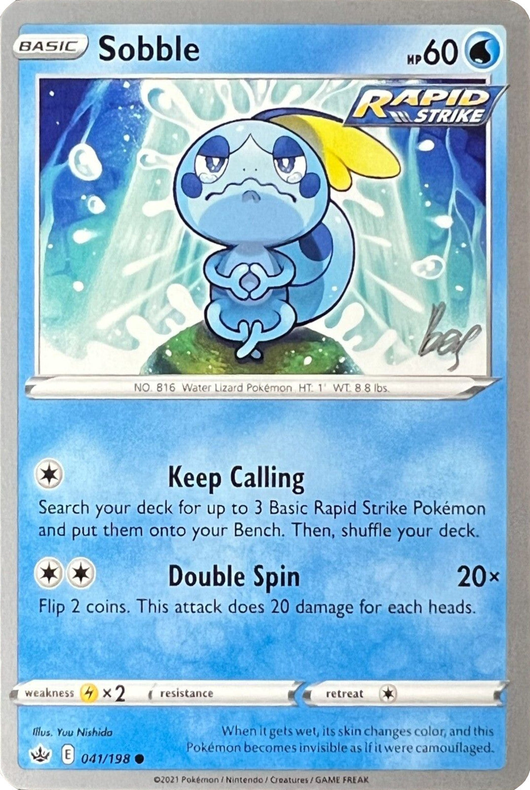 Sobble (041/198) (Cheryl Again - Sebastian Lashmet) [World Championships 2022] | Card Citadel