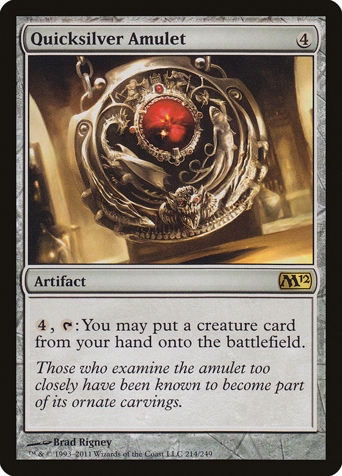 Quicksilver Amulet [Magic 2012] | Card Citadel