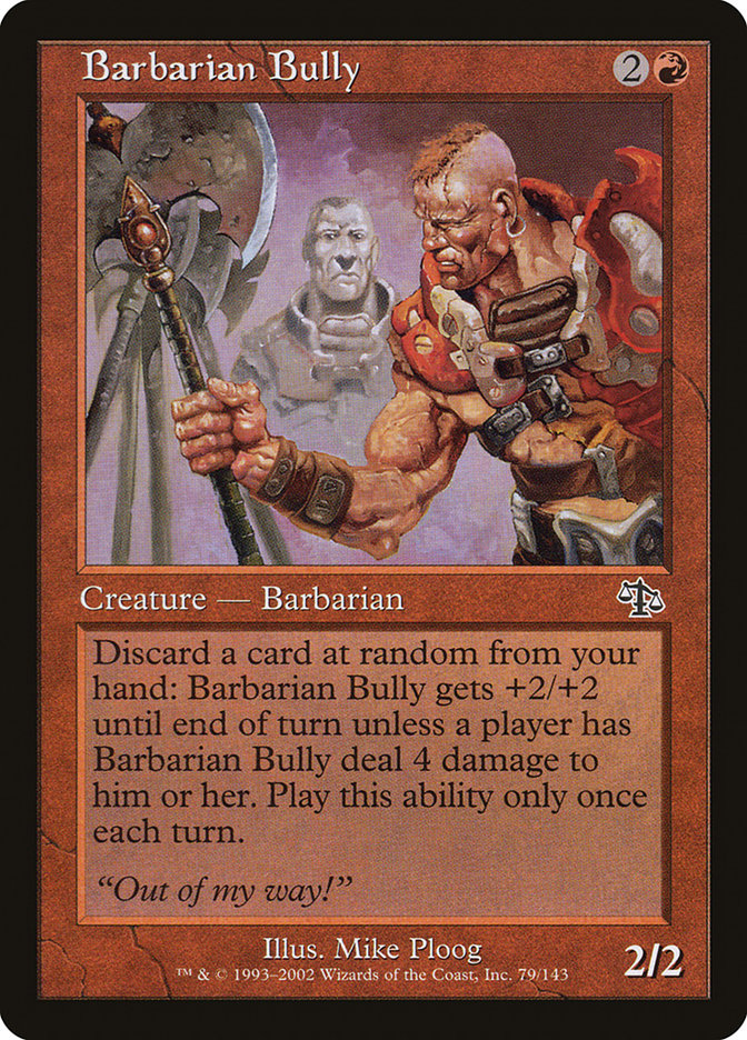 Barbarian Bully [Judgment] | Card Citadel