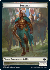 Soldier // Drake Double-Sided Token [Game Night: Free-for-All Tokens] | Card Citadel