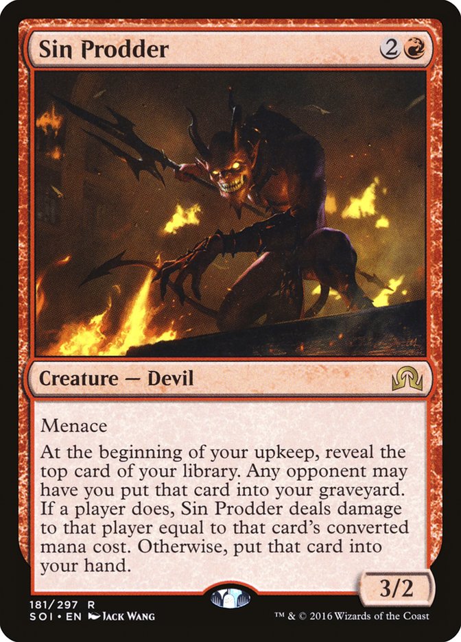 Sin Prodder [Shadows over Innistrad] | Card Citadel