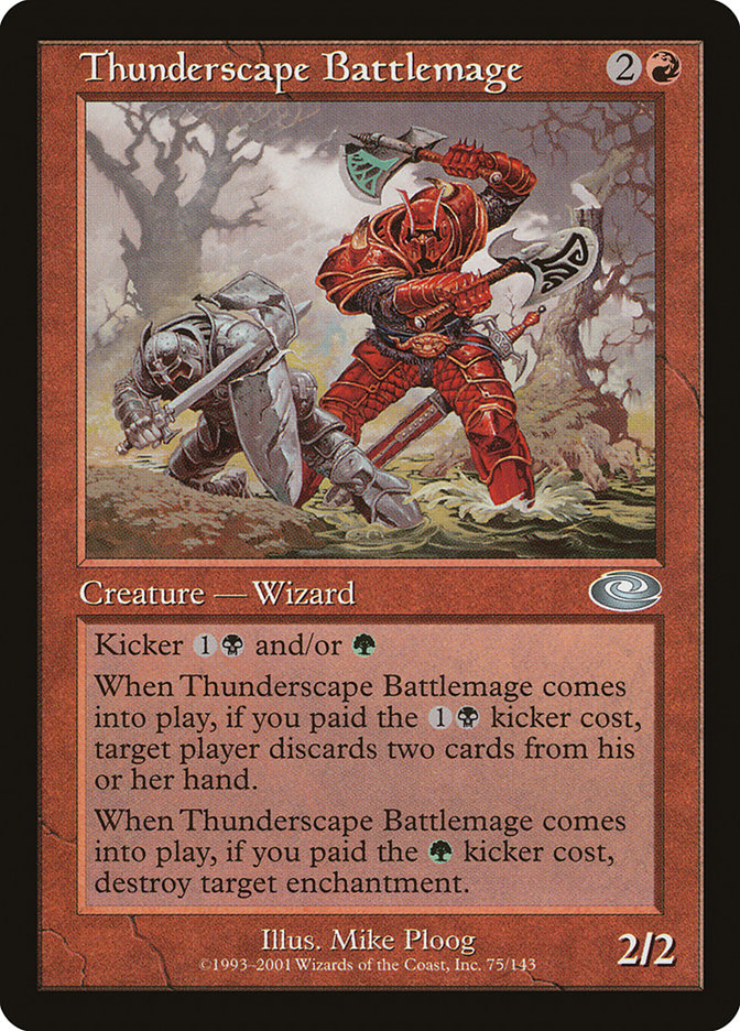 Thunderscape Battlemage [Planeshift] | Card Citadel