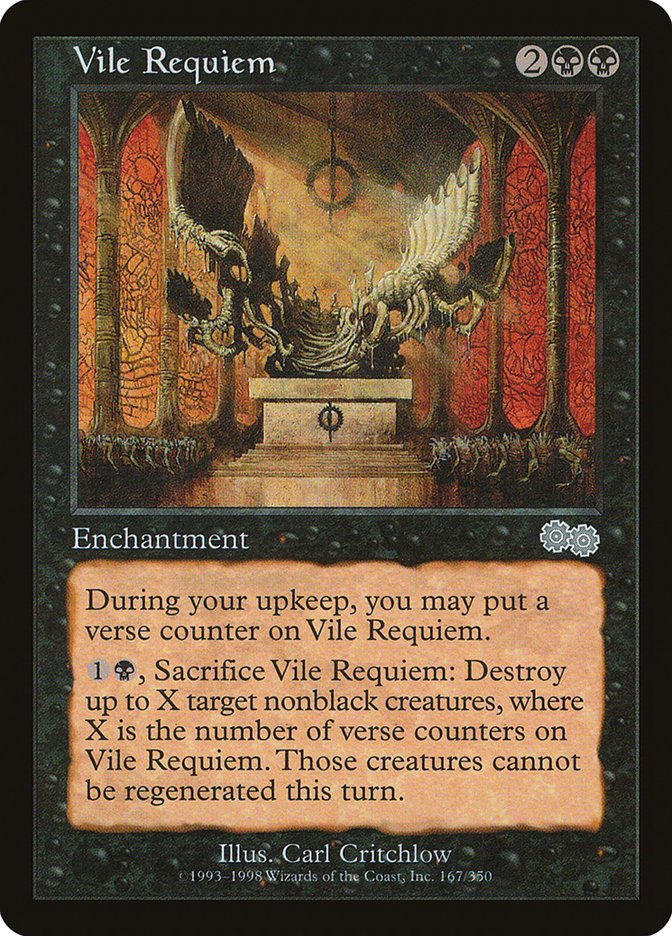 Vile Requiem [Urza's Saga] | Card Citadel