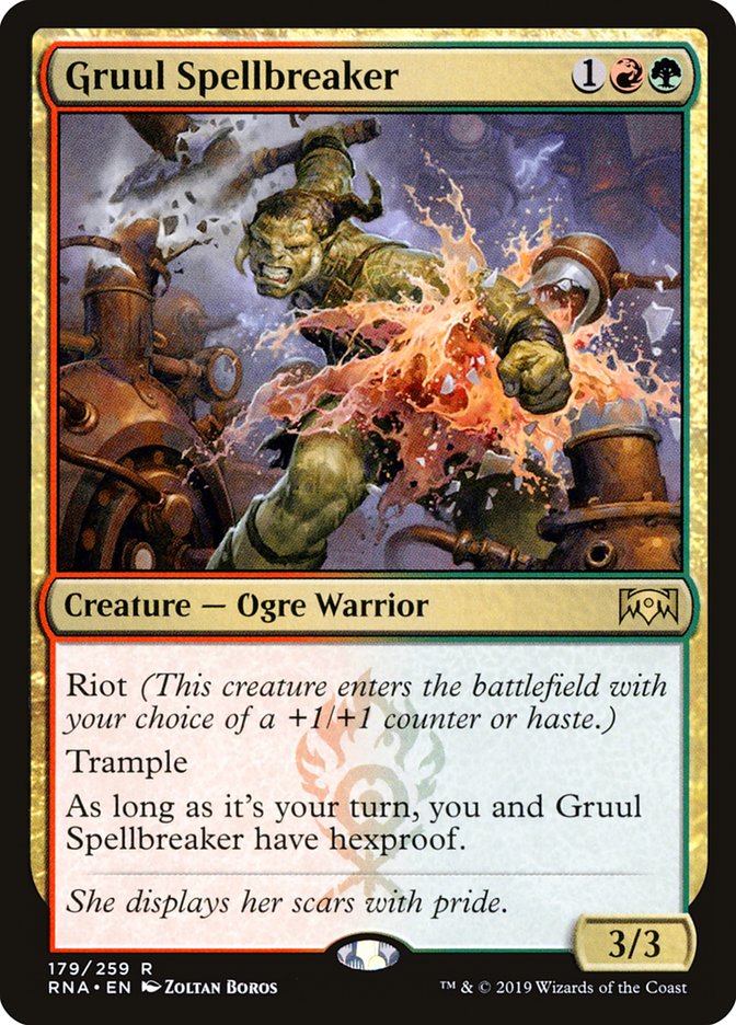 Gruul Spellbreaker [Ravnica Allegiance] | Card Citadel