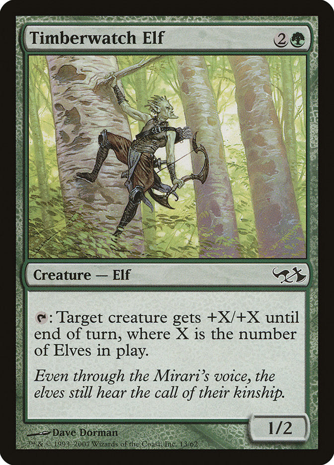 Timberwatch Elf [Duel Decks: Elves vs. Goblins] | Card Citadel