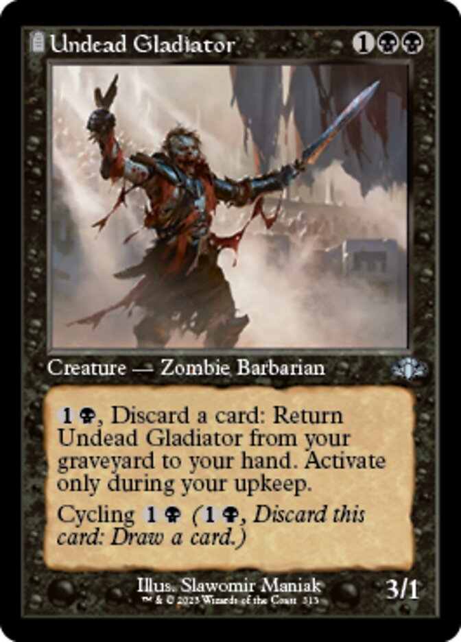 Undead Gladiator (Retro) [Dominaria Remastered] | Card Citadel