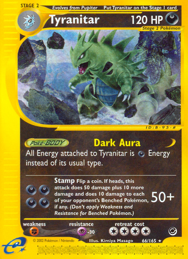 Tyranitar (66/165) [Expedition: Base Set] | Card Citadel