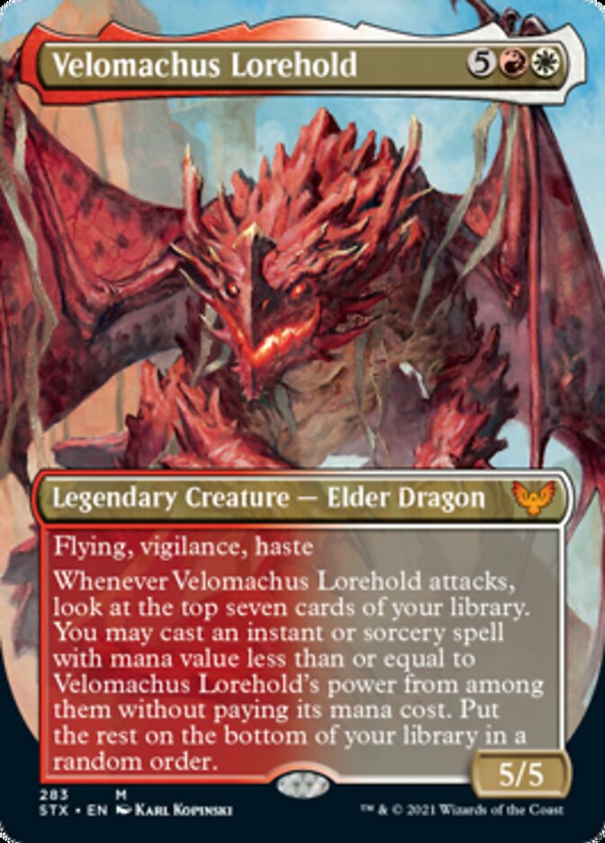 Velomachus Lorehold (Extended) [Strixhaven: School of Mages] | Card Citadel