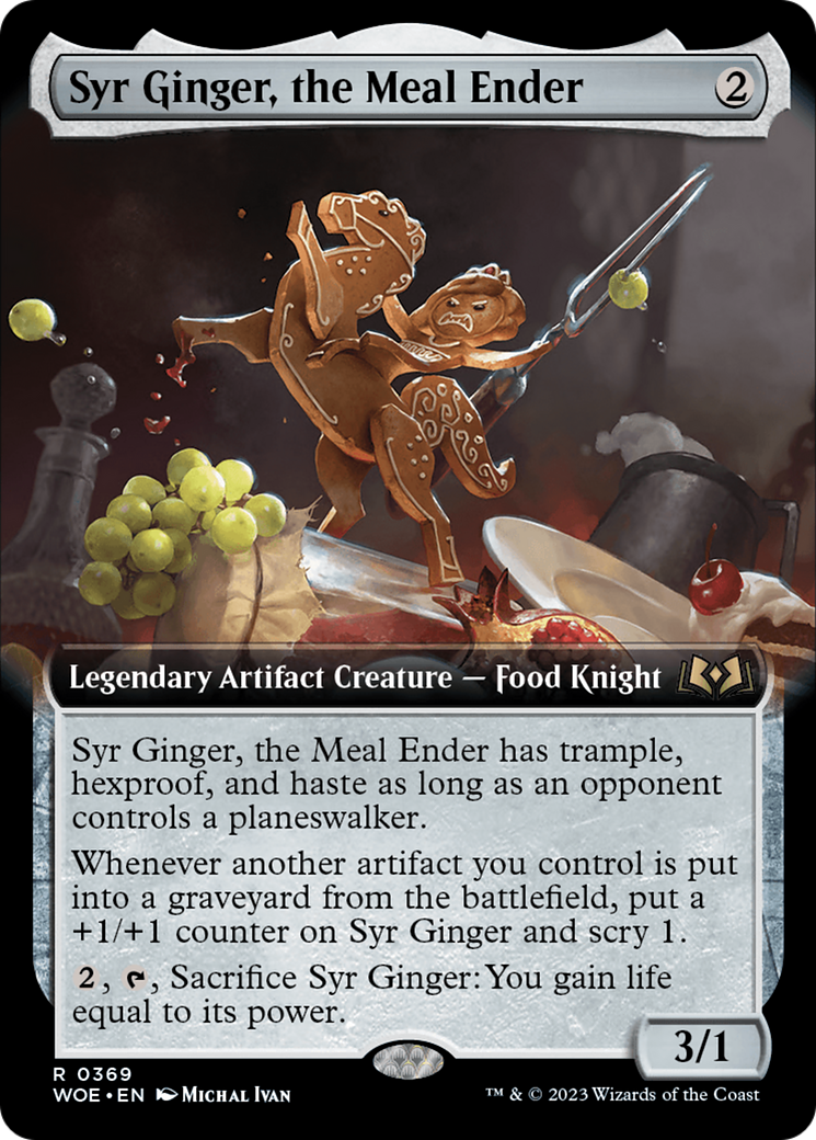 Syr Ginger, the Meal Ender (Extended Art) [Wilds of Eldraine] | Card Citadel