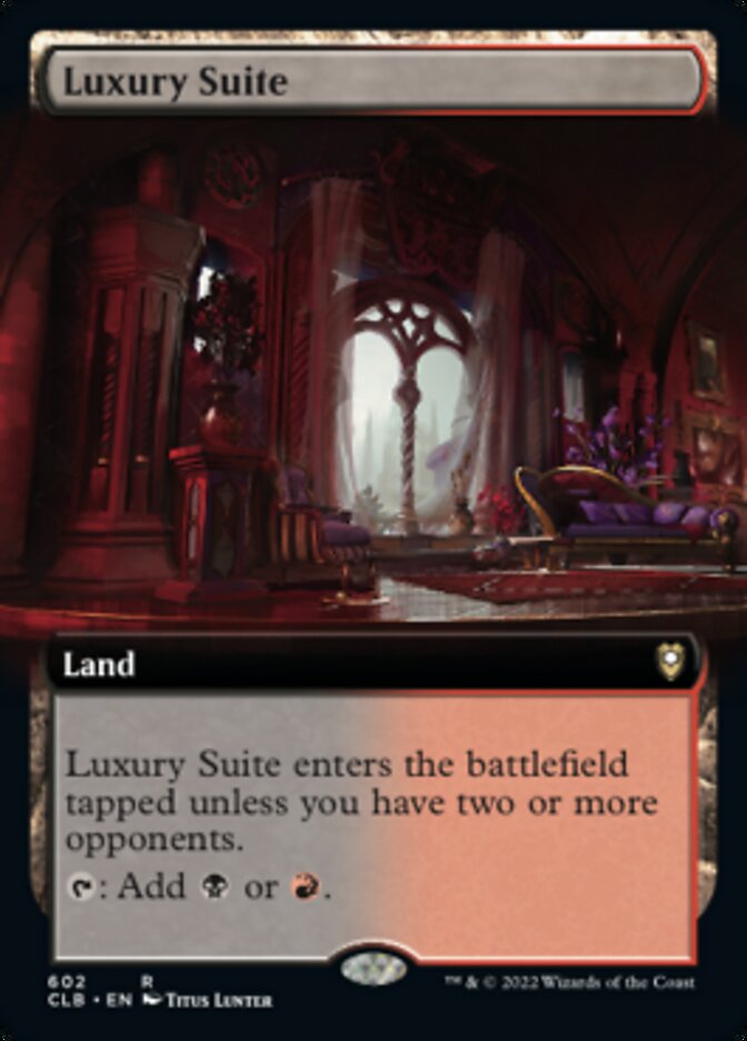 Luxury Suite (Extended Art) [Commander Legends: Battle for Baldur's Gate] | Card Citadel