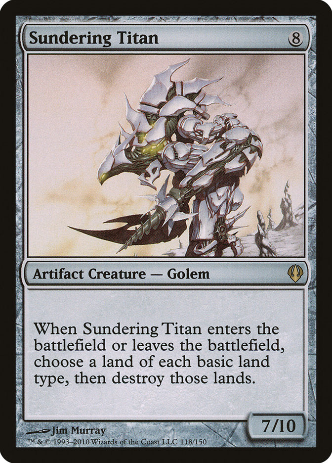 Sundering Titan [Archenemy] | Card Citadel