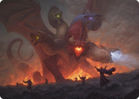 Tiamat Art Card [Dungeons & Dragons: Adventures in the Forgotten Realms Art Series] | Card Citadel