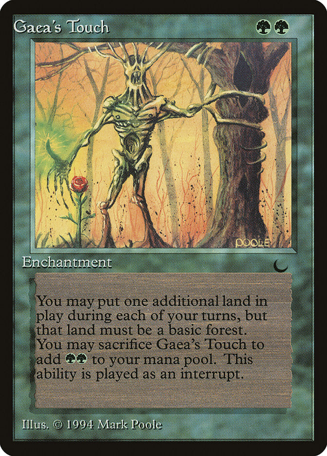 Gaea's Touch (Misprinted) [The Dark] | Card Citadel