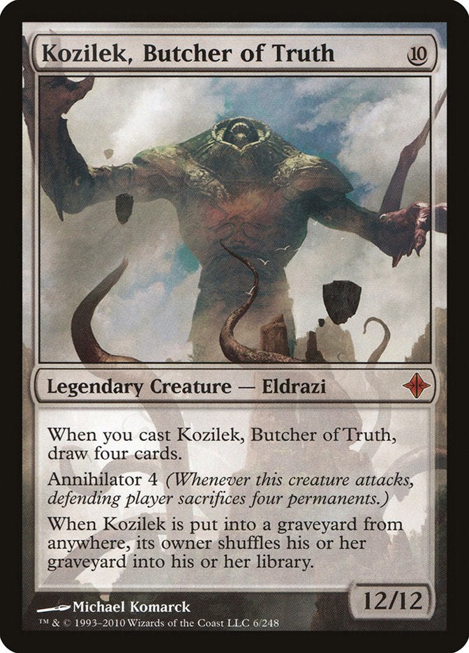 Kozilek, Butcher of Truth [Rise of the Eldrazi] | Card Citadel