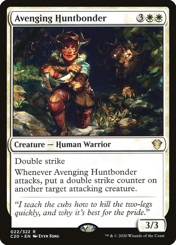 Avenging Huntbonder [Commander 2020] | Card Citadel