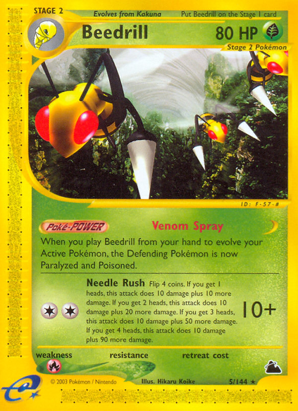 Beedrill (5/144) [Skyridge] | Card Citadel