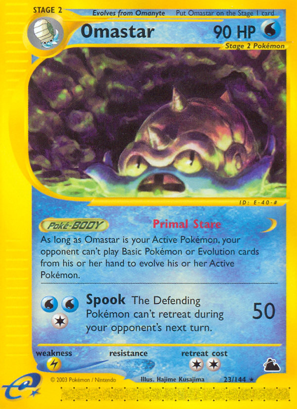 Omastar (23/144) [Skyridge] | Card Citadel