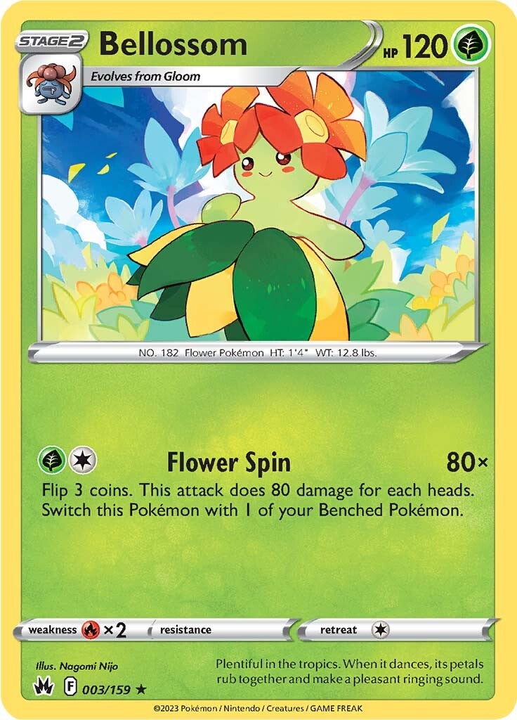 Bellossom (003/159) [Sword & Shield: Crown Zenith] | Card Citadel