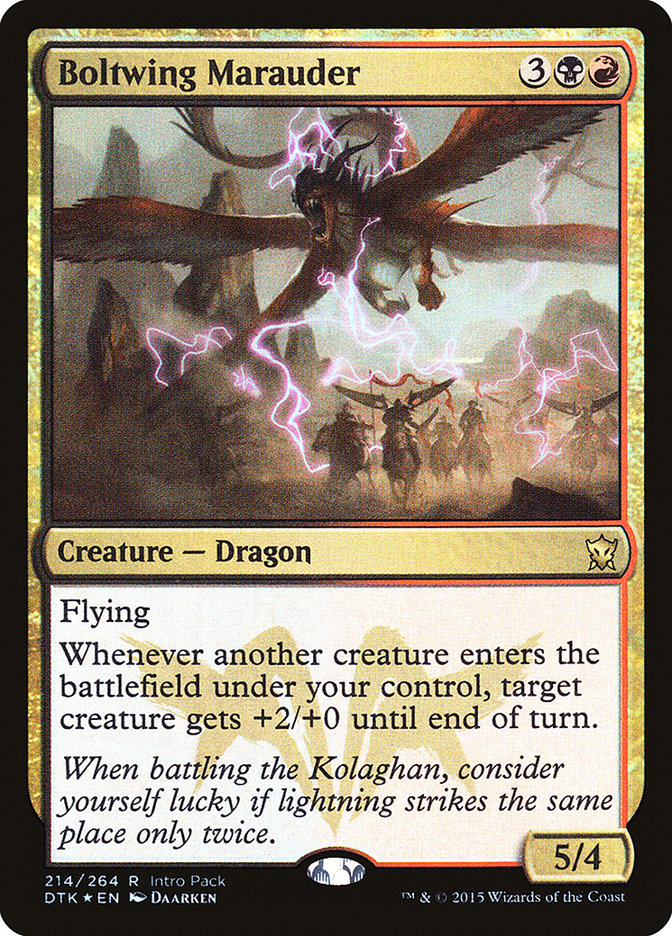 Boltwing Marauder [Dragons of Tarkir Promos] | Card Citadel