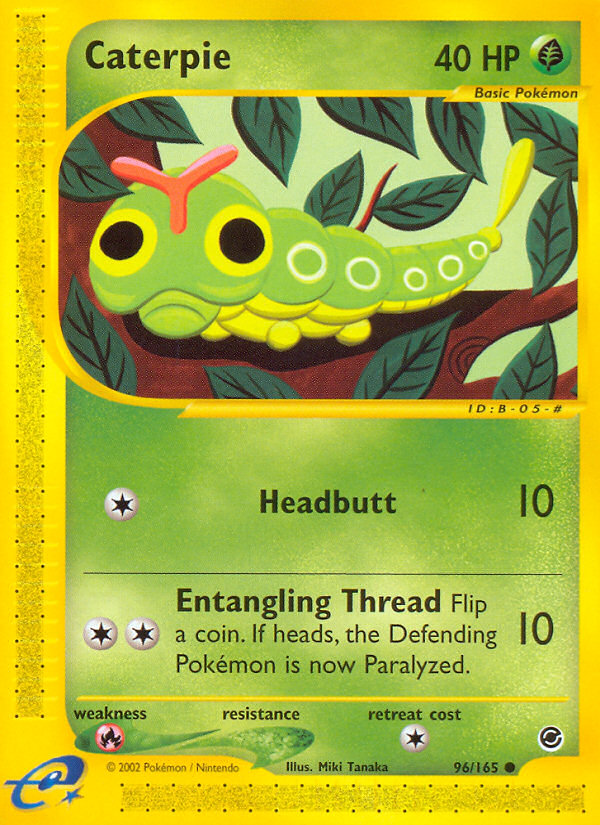 Caterpie (96/165) [Expedition: Base Set] | Card Citadel