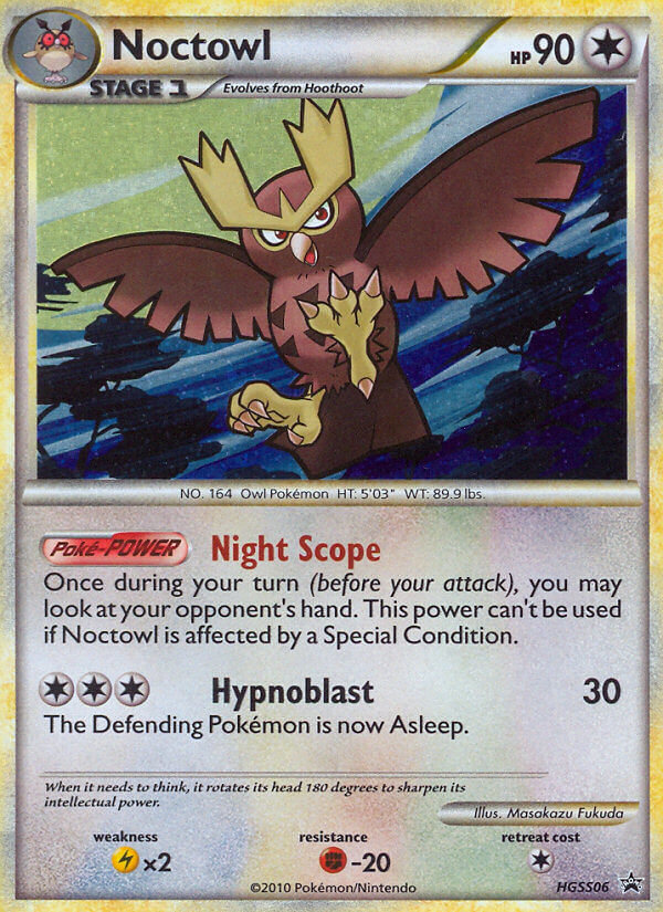 Noctowl (HGSS06) [HeartGold & SoulSilver: Black Star Promos] | Card Citadel