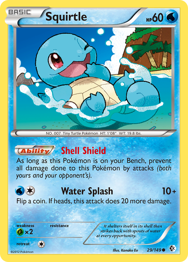 Squirtle (29/149) [Black & White: Boundaries Crossed] | Card Citadel