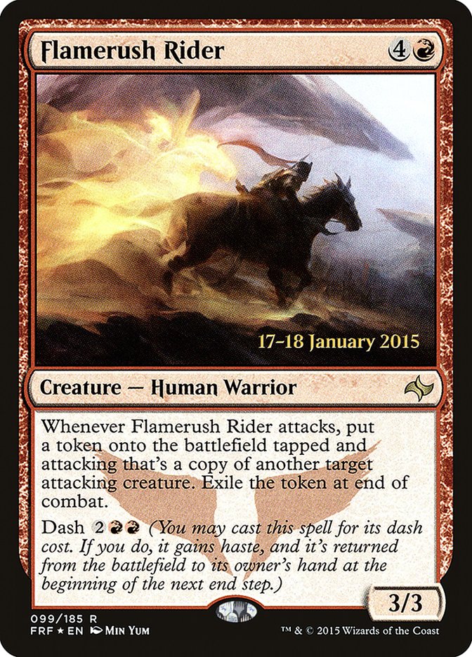 Flamerush Rider [Fate Reforged Promos] | Card Citadel