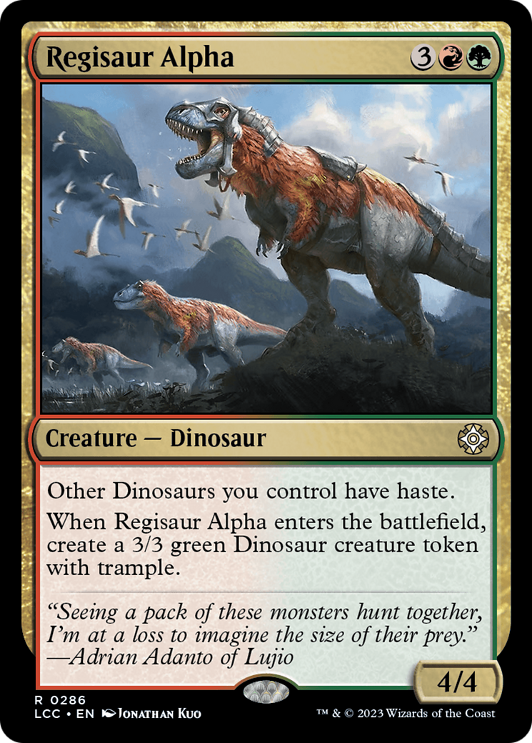 Regisaur Alpha [The Lost Caverns of Ixalan Commander] | Card Citadel