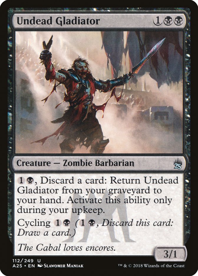 Undead Gladiator [Masters 25] | Card Citadel