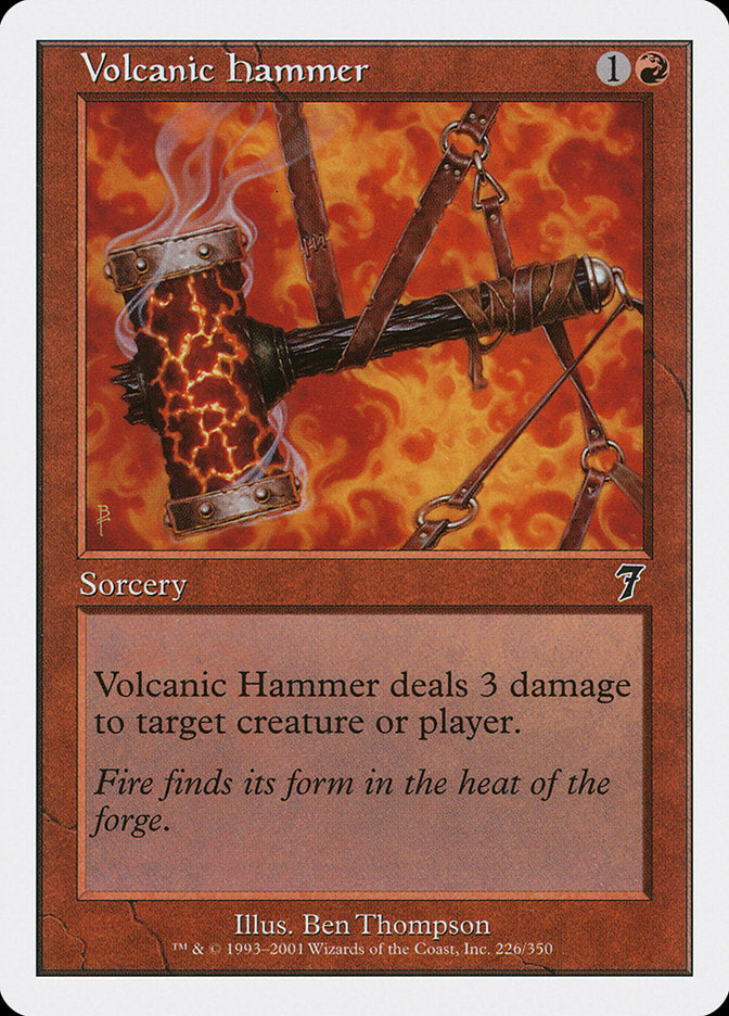 Volcanic Hammer [Seventh Edition] | Card Citadel